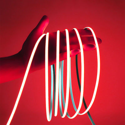 8mm 320leds rouge flexible COB LED Strip Light pour le cabinet chambre à coucher éclairage de la cuisine DC 12V24V