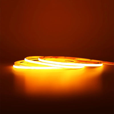Lumière à bande LED dorée jaune flexible COB pour l'éclairage de cuisine de chambre d'hôtel