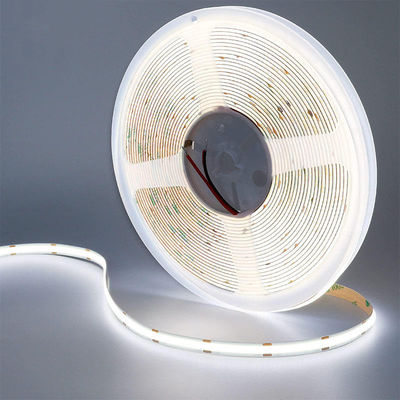 Non étanche à l'eau 12V24V 8mm10mm 480Leds 6500K Blanc CE RoHs COB LED flexible