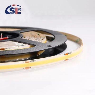 IP20 DC12V24V 8mm10mm Largeur 480Leds 3000K4000K6500K Flexible COB LED Strip Light pour la décoration extérieure et intérieure