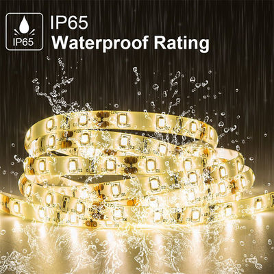 5V 8mm 320leds 4000K 1cm une coupe IP65 imperméable à l'eau électroplate flexible COB LED Strip Light