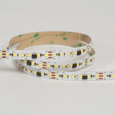 12v24v 8mm 6500K Blanc 120 leds Plaque électroplate SMD2835 LED Strip Light avec CRI Ra 90