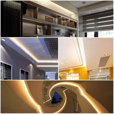 12v24v 8mm 6500K Blanc 120 leds Plaque électroplate SMD2835 LED Strip Light avec CRI Ra 90