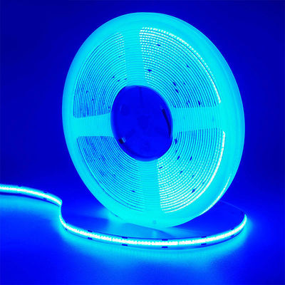 CE LVD EMC ROHS FCC REACH ERP2.0 certifié Lumière à bande LED COB bleu glace de 8 mm de largeur