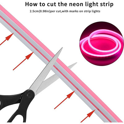 Hôtel Populaire Silicone néon flex rose LED néon flex DC 12V IP65 étanche 8x16mm 120 LED/M