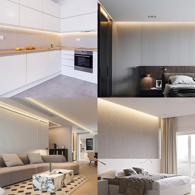Hôtel DC12V24V 8mm10mm 480Leds 3000K4000K6500K haute luminosité flexible COB LED Strip lumière pour la cuisine salon