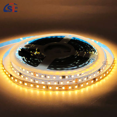 Lumière LED résidentielle DC12V 24V SMD2835 PCB électroplate 120Ds 8mm Ra 80 3000K