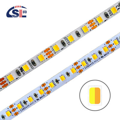 SMD2835 120LED 5mm 8mm CCT LED bandes pour la décoration des armoires Lumière linéaire -20 60C