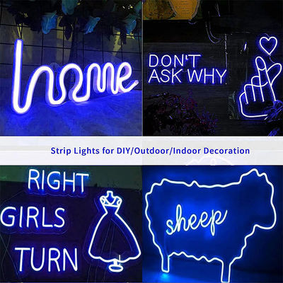 IP65 LED bleu résistant à l'eau Neon Flex avec 120 LED/M et température de fonctionnement de 40 à 60 °C
