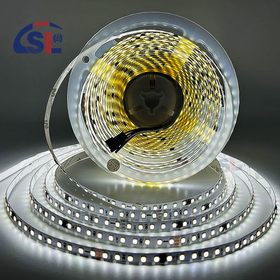 LED résidentiel bande lumineuse DC12V 24V SMD2835 PCB électroplate 120Ds 8mm Ra 80 6500K fonctionnant
