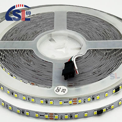 LED résidentiel bande lumineuse DC12V 24V SMD2835 PCB électroplate 120Ds 8mm Ra 80 6500K fonctionnant