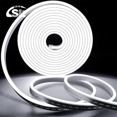 Neutre blanc 120LED/m LED blanc frais néon Flex IP65 DC étanche 12V 6x12mm Kit complet
