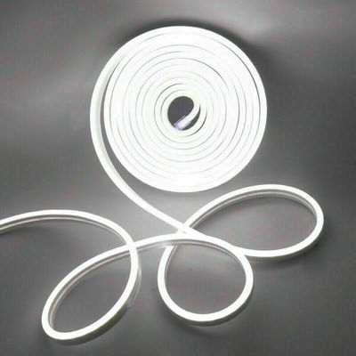 Neutre blanc 120LED/m LED blanc frais néon Flex IP65 DC étanche 12V 6x12mm Kit complet