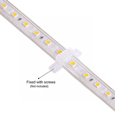 Blanc 10 mm 240 leds 6500K électroplate IP44 SMD2835 LED Strip Light haute tension 110v220v