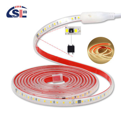 115lm/w 110v220v 8mm 320leds 6500K Blanc CE RoHs Ra80 électroplate flexible SMD2835 lumière à bande LED