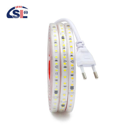 115lm/w 110v220v 8mm 320leds 6500K Blanc CE RoHs Ra80 électroplate flexible SMD2835 lumière à bande LED