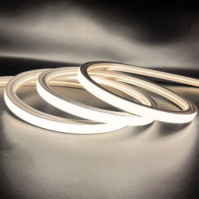 Flex au néon blanc naturel 4000K DC 48V 16x16mm Forme plate courbure verticale IP65 étanche LED néon Flex