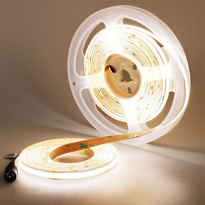 8mm10mm largeur DC12V24V 3000K4000K6500K flexible COB LED Strip lumière avec le matériau