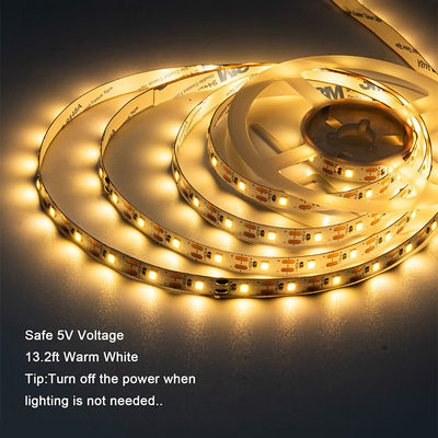 Décoration intérieure 3000K/4000K/6500K Electroplate flexible SMD2835 LED Strip Light 5V 8mm 120LED