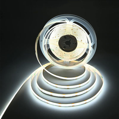 DC 12V24V 8mm10mm Largeur 320Leds 6500K Blanc Haute luminosité Flexible COB Led Strip Light pour la cuisine et le salon
