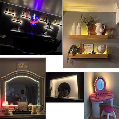Décoration intérieure 3000K/4000K/6500K Electroplate flexible SMD2835 LED Strip Light 5V 8mm 120LED