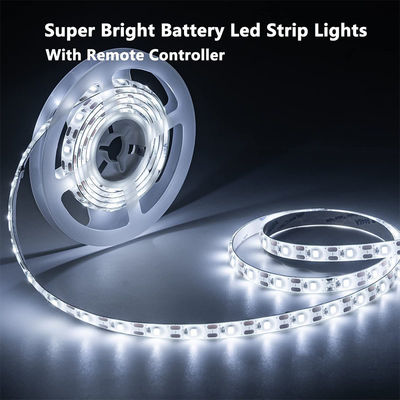 DC 24V 5V 120LEDs 8mm 6500K Blanc haute luminosité électroplate flexible SMD2835 LED