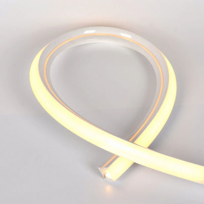 Hôtel Silicone néon Flex 12*12mm Carré DC 24V IP67 résistant à l'eau extérieur LED néon lumière