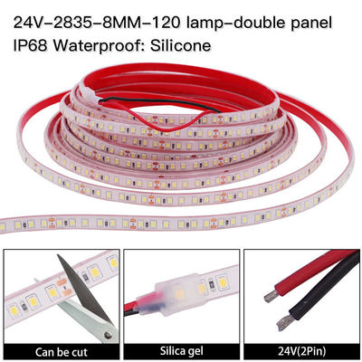 10 mm 180 leds 3000K IP67 carte de découpe sous pression SMD2835