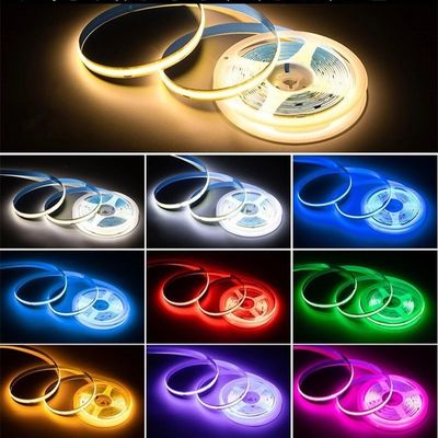 Personnalisation Lumière à bande LED à haute luminosité COB avec indice de rendu des couleurs Ra de 90