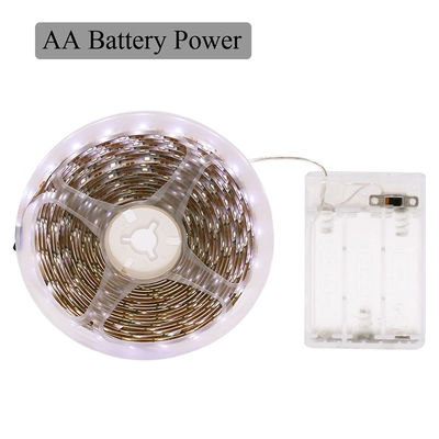 IP65 imperméable à l'eau 5V 120leds 8mm 3000K électroplate blanche chaude SMD2835 LED Strip Light