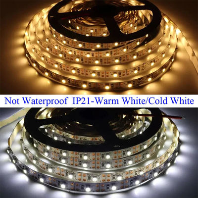 IP65 imperméable à l'eau 5V 120leds 8mm 3000K électroplate blanche chaude SMD2835 LED Strip Light