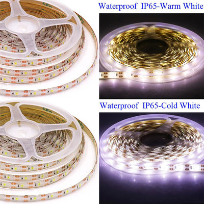 IP65 imperméable à l'eau 5V 120leds 8mm 3000K électroplate blanche chaude SMD2835 LED Strip Light