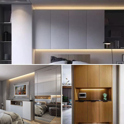 Hôtel 5V 8mm 320leds 4000K Naturel 1cm une coupe IP65 étanche à l'eau électroplate flexible COB LED Strip Light