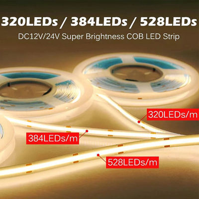 Lumière à courroie de type élément haute luminosité étanche personnalisation COB LED Strip Light