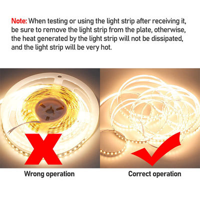 110v220v 240leds 10mm 3000K4000K6500K Flexible à découpe sous pression SMD2835