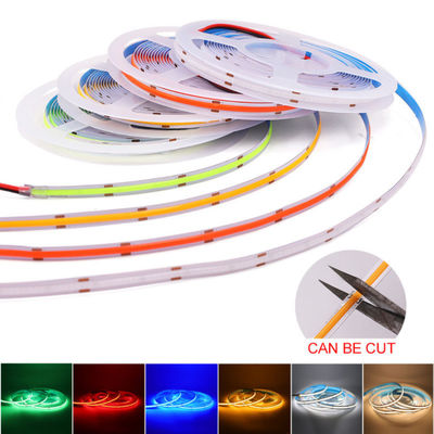 320 LEDs Rouge or jaune glace bleu bleu vert violet couleur flexible COB LED Strip Light
