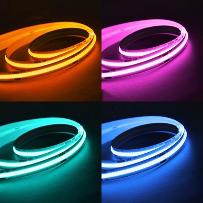 320 LEDs Rouge or jaune glace bleu bleu vert violet couleur flexible COB LED Strip Light