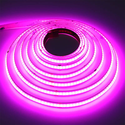 Mode de commande Wifi 12v24v 8mm 320leds violet haute luminosité COB LED Strip Light 0,06kg