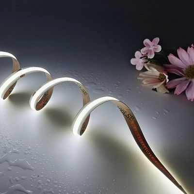 CCT COB Led Strip Light DC12V24V 8mm10mm largeur 608leds 3000K 6500K pour la décoration intérieure