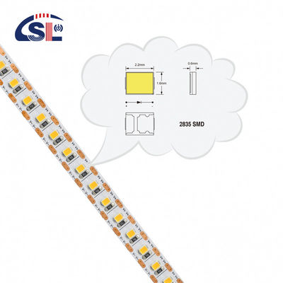 120 LEDs 8mm 4000K naturel Une lumière une coupe IP65 imperméable à l'eau SMD2835 LED Strip Light
