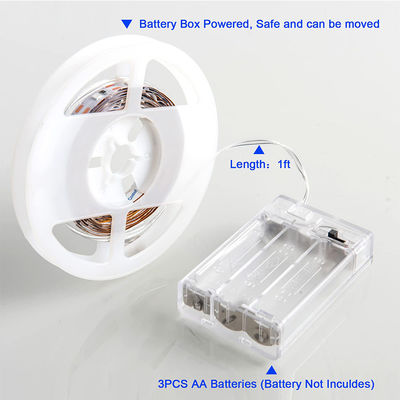 Rating IP20 Haute luminosité 5v 8mm 120leds 6500K Plaque électroplate flexible blanche SMD2835