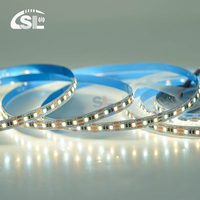 Température de couleur réglable LED Strip Light 120 LED/m Double couleur 8MM Non étanche
