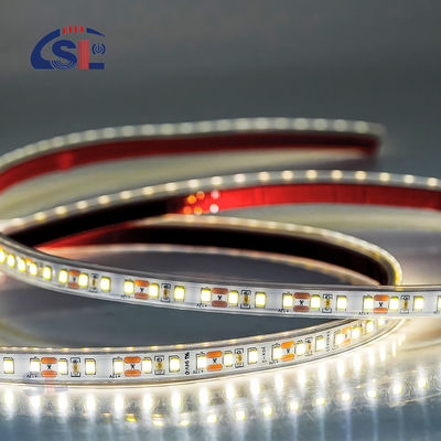 IP67 étanche 12V 24V bande LED Blanc chaud Blanc 2835 120LED/m pour le jardin extérieur