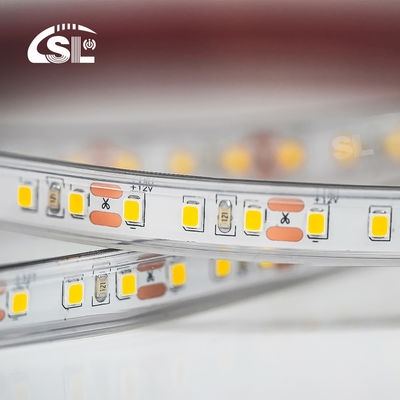 IP67 étanche 12V 24V bande LED Blanc chaud Blanc 2835 120LED/m pour le jardin extérieur