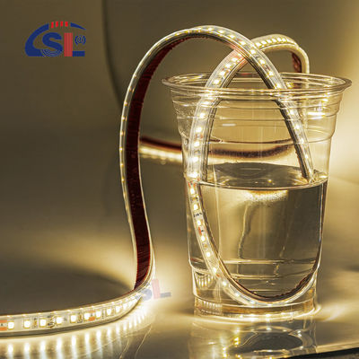 LED étanche 12V 24V Blanc chaud Blanc 2835 120LED/m pour le jardin extérieur