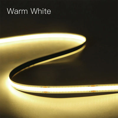 Matériau de cuivre d'entrée 5V DC COB 320LEDs IP20 Ra 90 LED Light Strip pour l'éclairage domestique