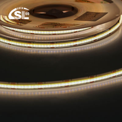 Lumière LED non imperméable à l'eau 24v COB 320Ds 8mm Ra 80 CCT Tricolore Cob