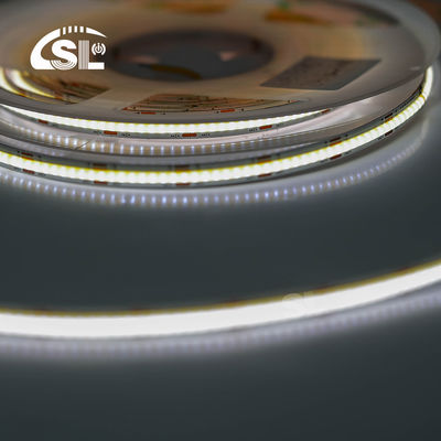 Lumière LED non imperméable à l'eau 24v COB 320Ds 8mm Ra 80 CCT Tricolore Cob