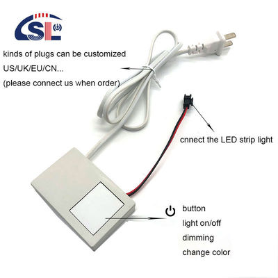 Commode AC110V/220V Single Button Touch Sensor Switch pour les miroirs de salle de bains intelligents