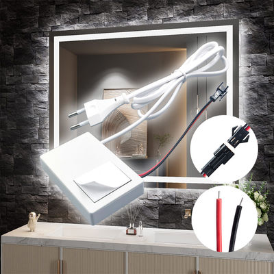 Commode AC110V/220V Single Button Touch Sensor Switch pour les miroirs de salle de bains intelligents